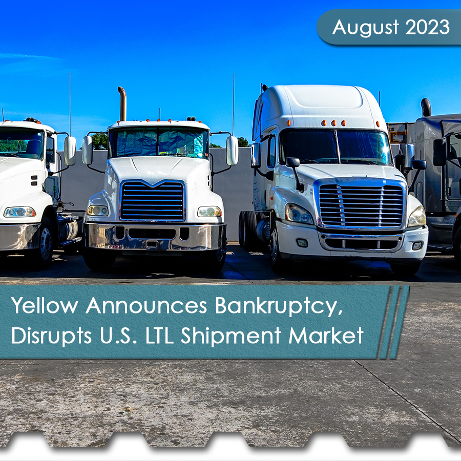 Yellow's Unexpected Bankruptcy Creates Ripples in U.S. LTL Shipment Industry 9 Square Yellow Announces - The Chemical Company