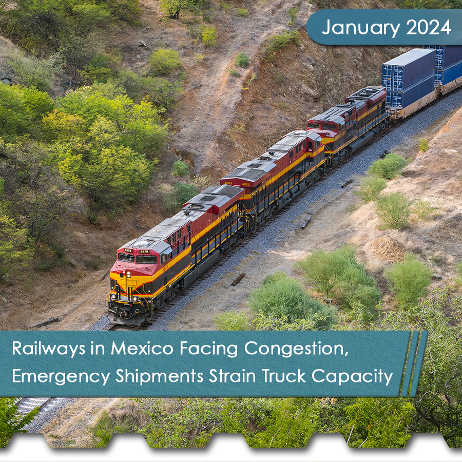 Logistics Report: Railways in Mexico Facing Congestion, Emergency Shipments Strain Truck Capacity 7 Mexico Railways Square - The Chemical Company