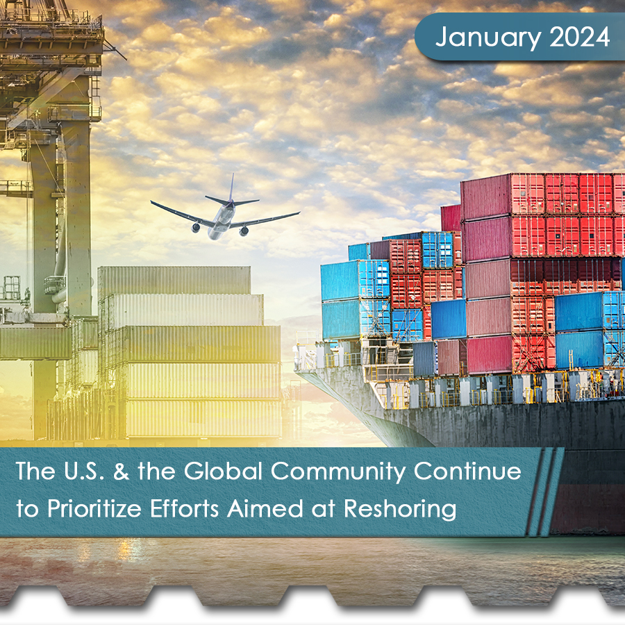 The United States, Global Community Focus on Reshoring 9 Reshoring Square - The Chemical Company